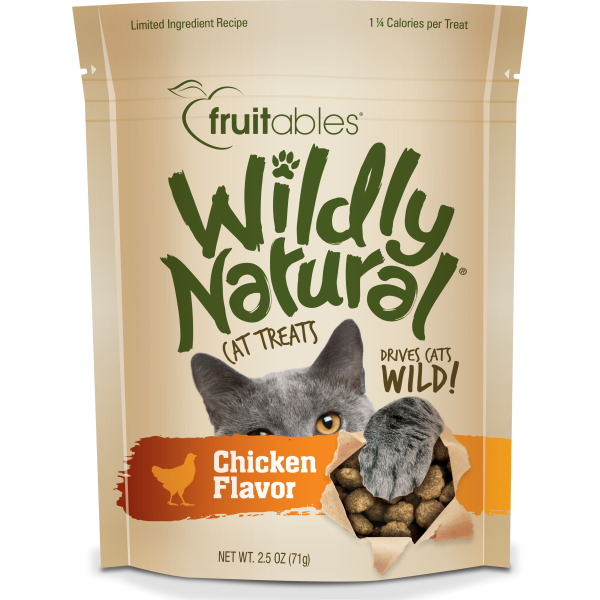 Fruitables Cat Wildly Natural Treats Chicken - 2.5 oz