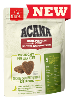 ACANA Crunchy Pork Liver Biscuits 225 G - Sm/Med