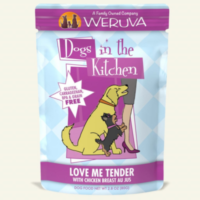 Dogs In The Kitchen Luv Me Tender 2.8 oz Pouch