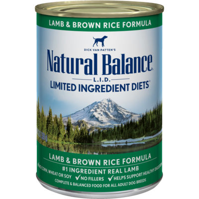 Natural Balance LID Lamb & Brown Rice 13 oz