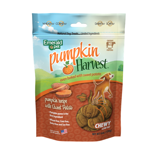 Emerald Pet Pumpkin & SP Chewy Treats 6 oz