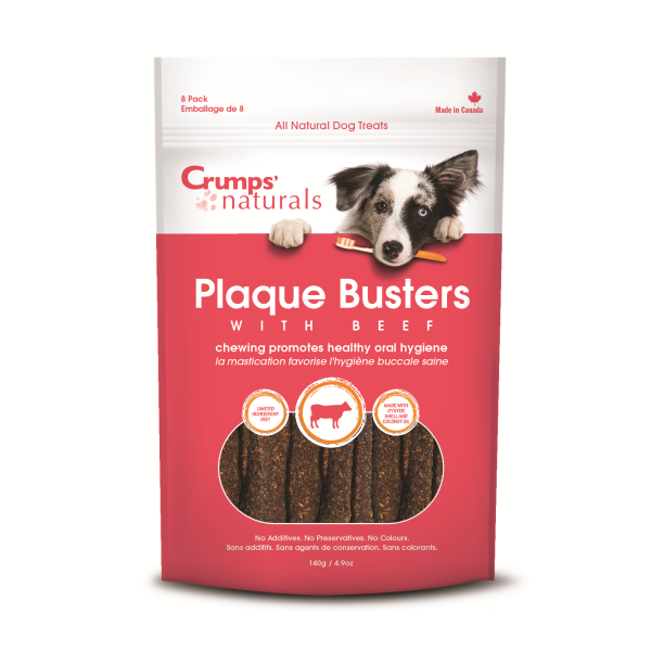 Crumps Plaque Busters with Beef 140 G Bag