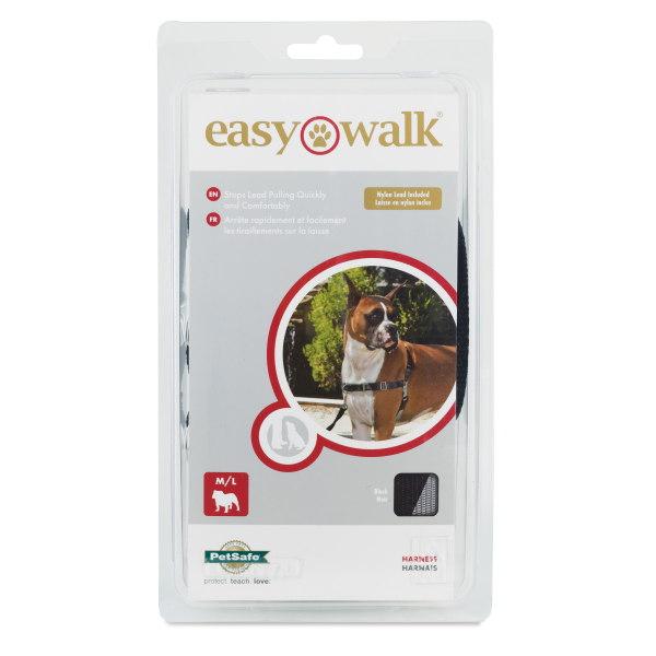 Easy Walk Harness Med/Lrg - Black