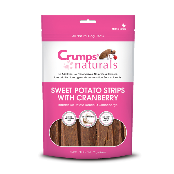 Crumps Sweet Potato Strips with Cranberry 160 G