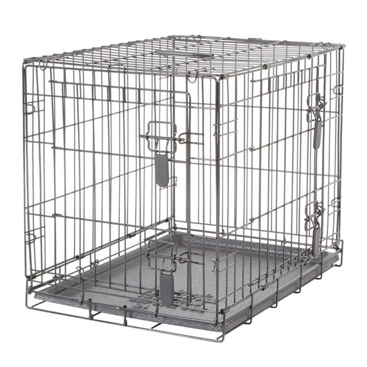 Dogit Two Door Wire Crates w/ Divider Small - 24 inch