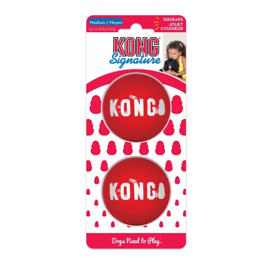 KONG Signature Balls 2-Pack Medium
