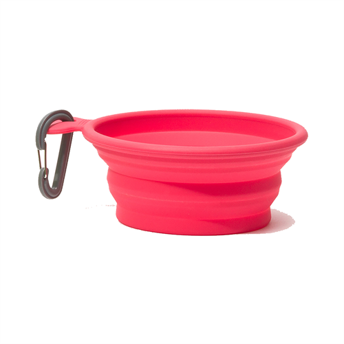 Messy Mutts Silicone Collapsible Bowl Large - Watermelon
