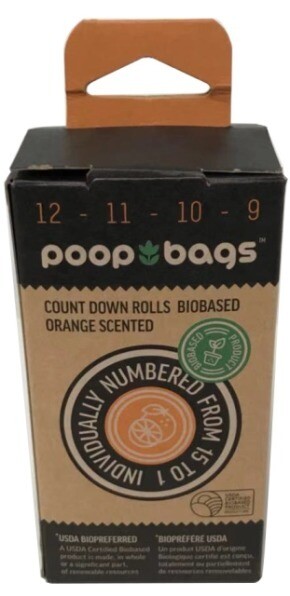 Poop Bags 8 Pack - Unscented