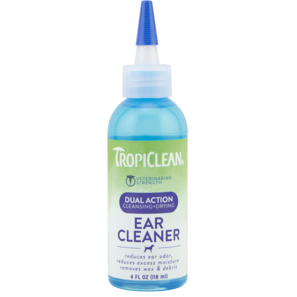 Tropiclean Dual Action Ear Cleaner 4 oz