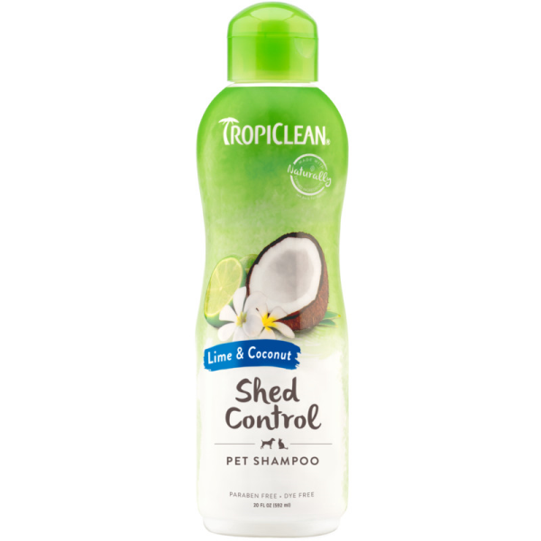 Tropiclean De-Shedding Lime & Coconut Shampoo 20 oz