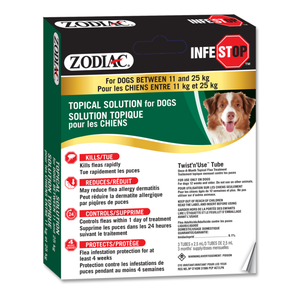 Zodiac Infestop Dog 24-55 lb