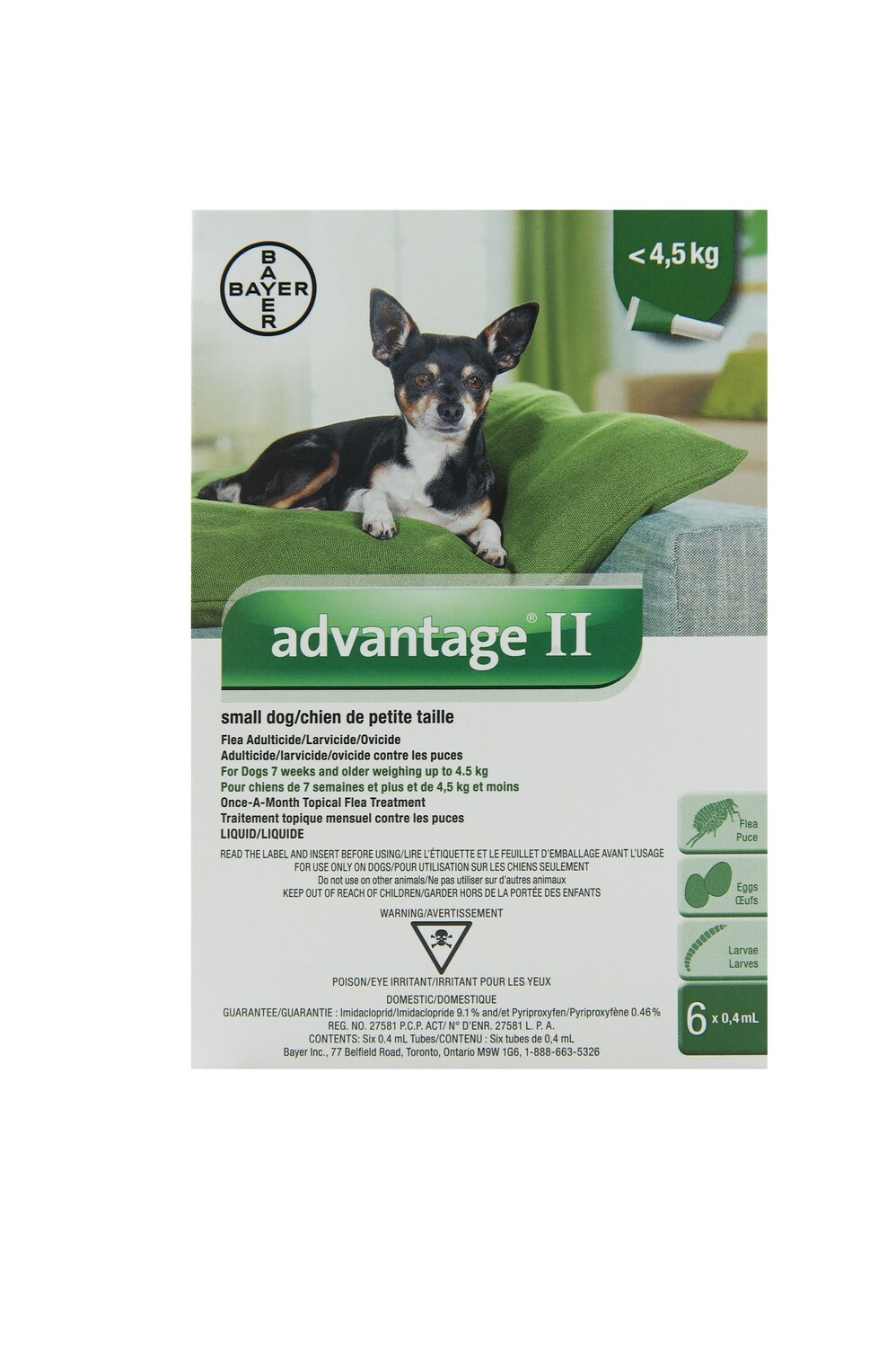 Advantage Dog (4 Pk) Under 10 lb