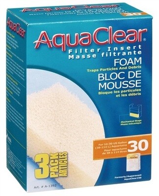 Aquaclear Foam Filter 30 (3 Pack)