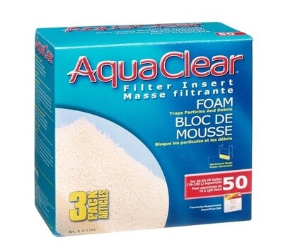 Aquaclear Foam Filter 50 (3 Pack)