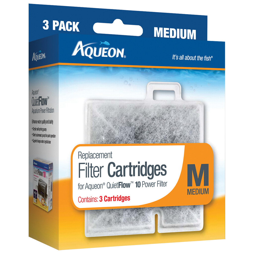 Aqueon Quiet Flow Filter Cartridge Med 3 Pk