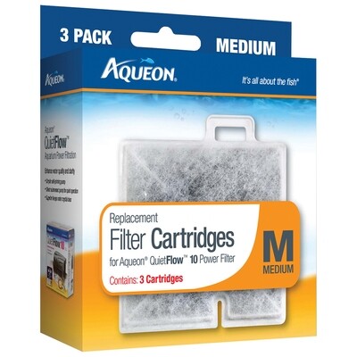Aqueon Quiet Flow Filter Cartridge Med 3 Pk