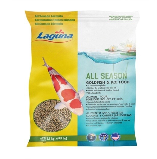Laguna All Season Goldfish/Koi Floating Pond Food 4.5 kg