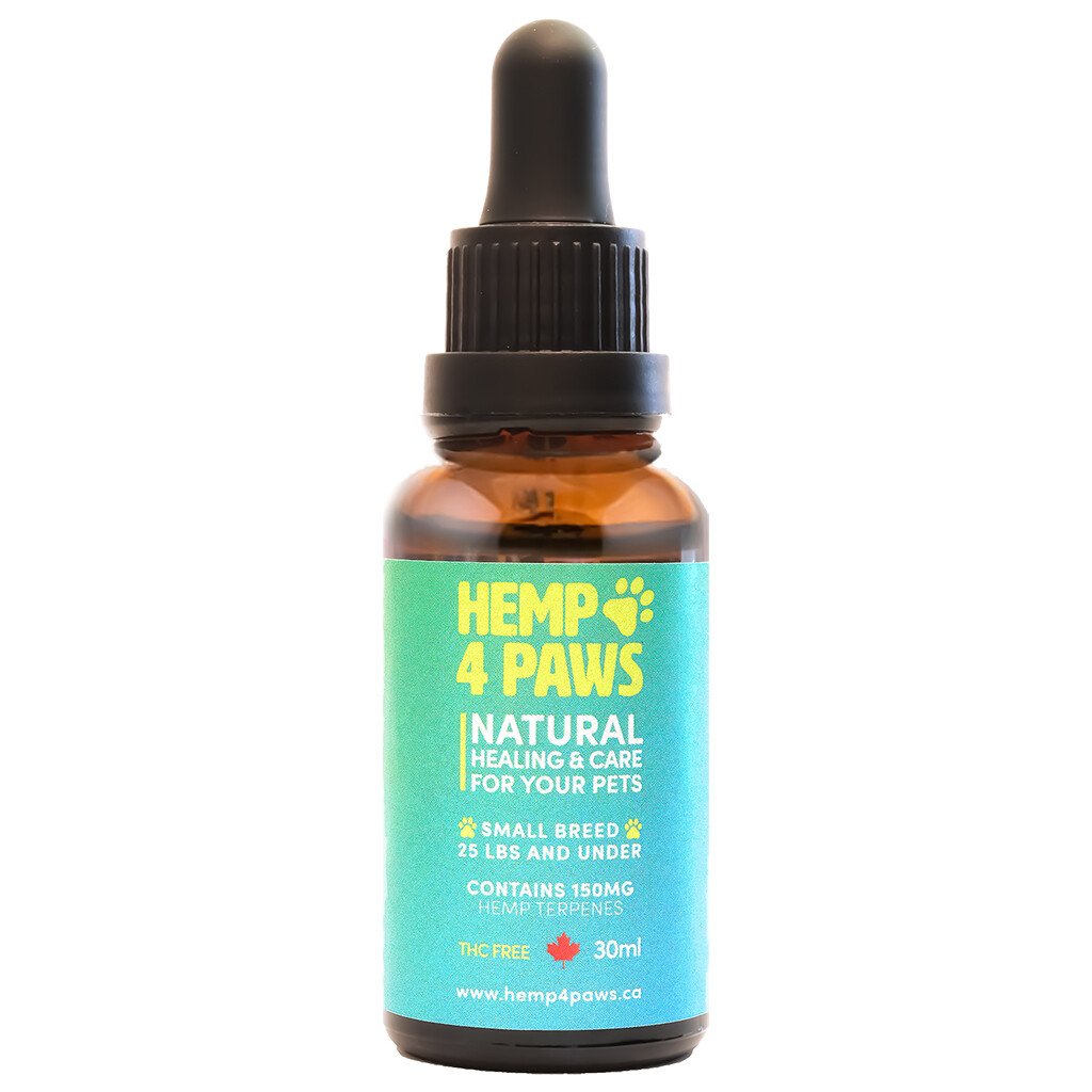 Hemp 4 Paws - Hemp Oil (Sm Breed) 150 mg - 30 ml Bottle