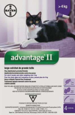 Advantage Cat (4 Pk) Over 9 lb