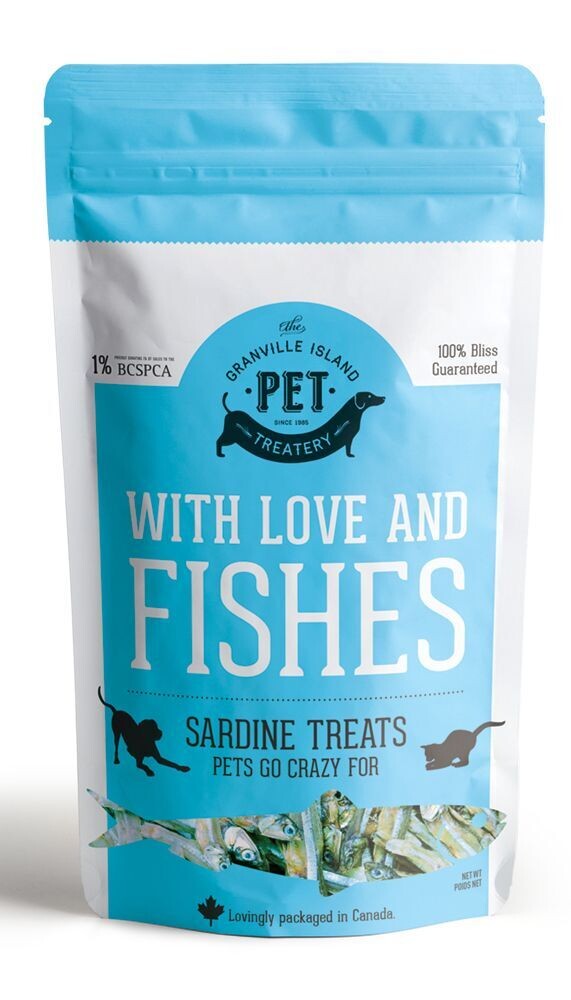 Granville Dried Sardines With Love and Fishes Treats Dog 210 g