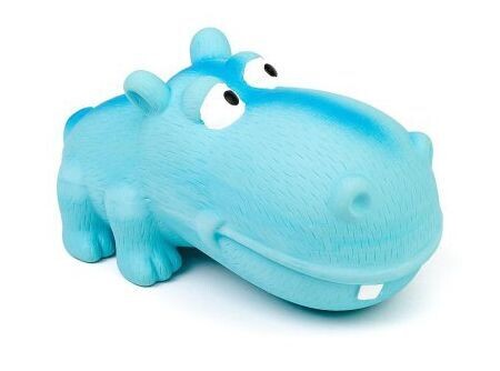 Bud-Z Latex Big Snout Hippo Squeaker Toy 7''