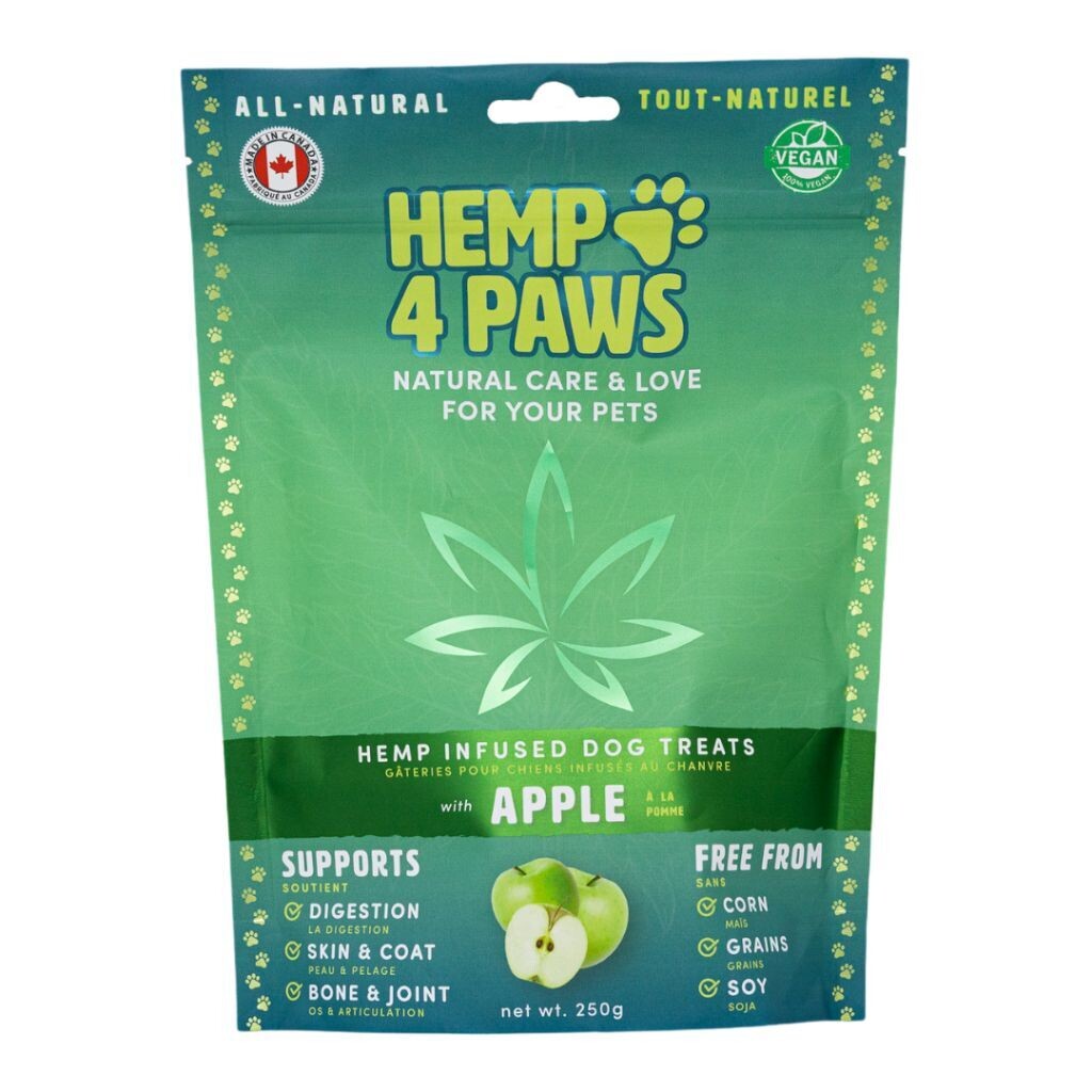 Hemp 4 Paws Dog Treats Apple 250 g