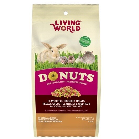 Living World Small Animal Donuts 150 g