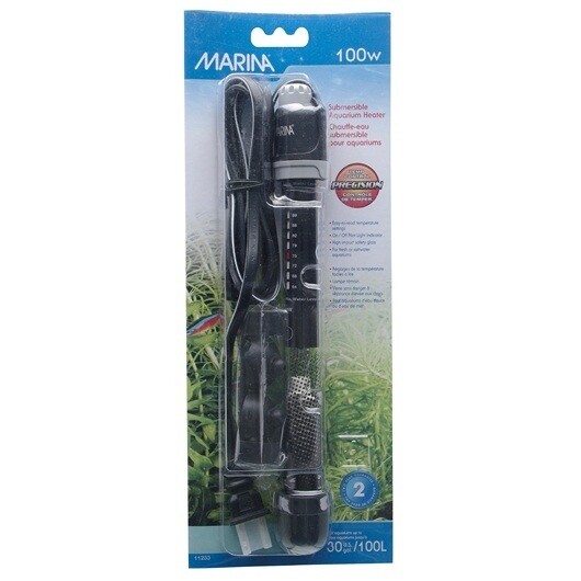 Marina Submersible Pre-Set Aquarium Heater 100 W - 22 cm