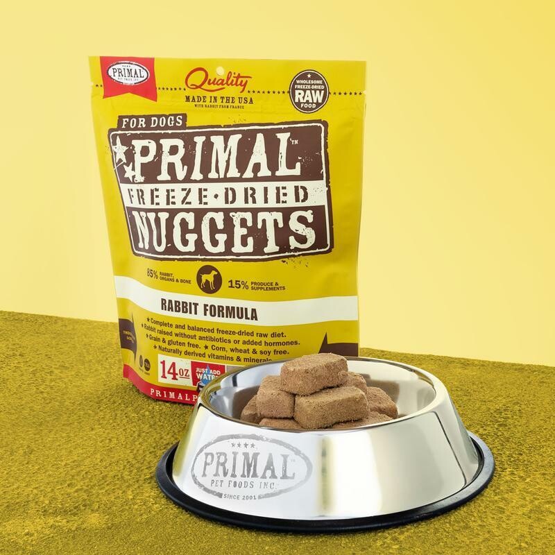 Primal Dog Freeze Dried Nuggets - Rabbit 5.5 oz
