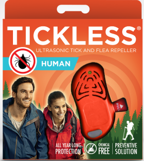 TICKLESS® Classic Human Ultrasonic Tick and Flea Repeller Black