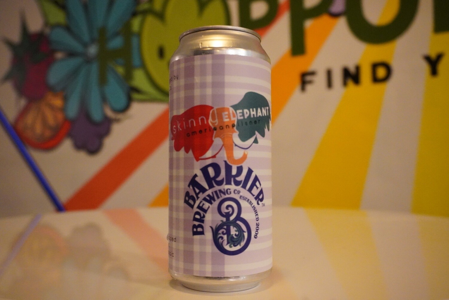 Barrier Brewing - Skinny Elephant - Pilsner - 4.6% ABV - 16oz Single Can Barrier Brewing - Skinny Elephant - Pilsner - 4.6% ABV - 16oz Single Can
