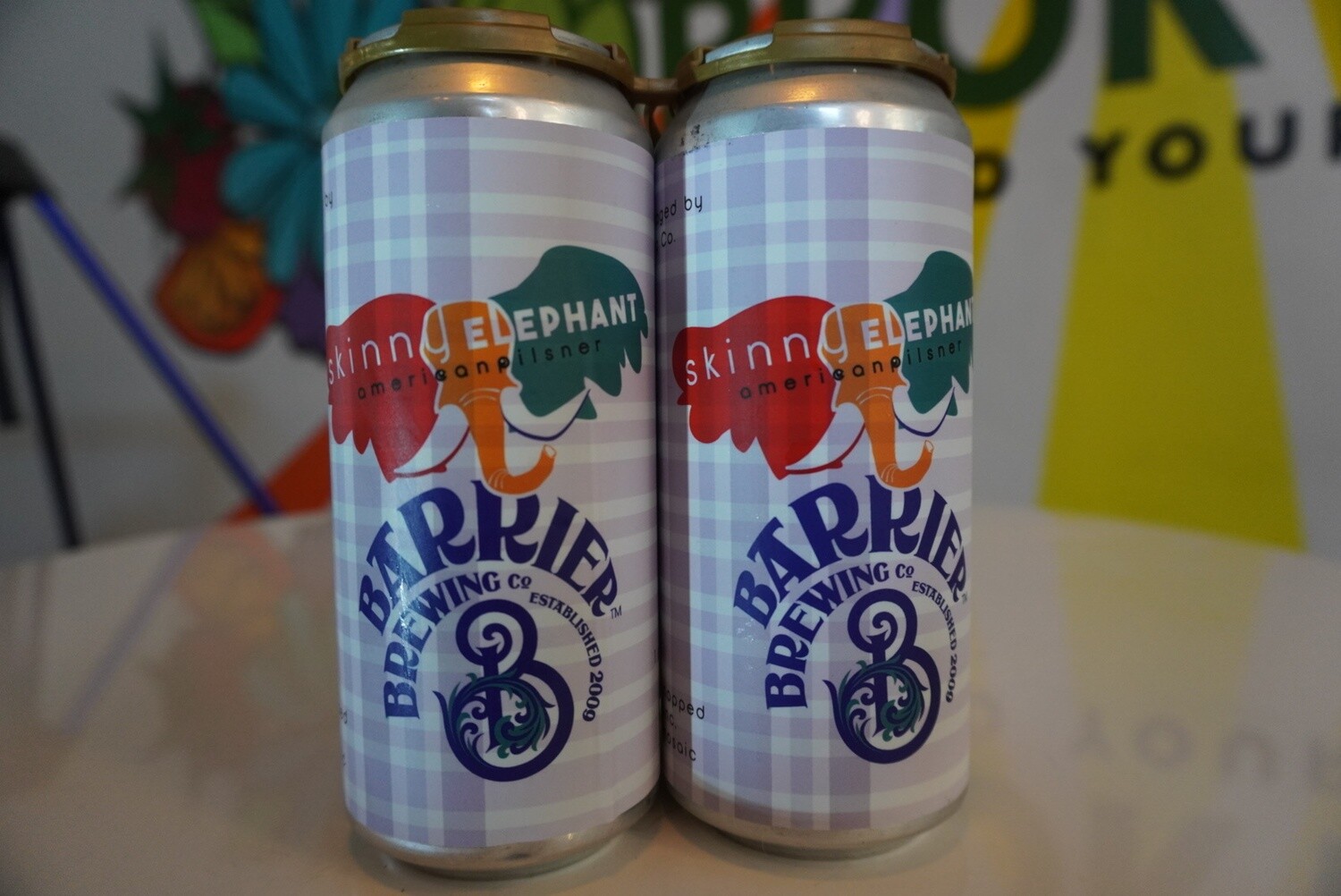 Barrier Brewing - Skinny Elephant - Pilsner - 4.6% ABV - 4-Pack Barrier Brewing - Skinny Elephant - Pilsner - 4.6% ABV - 4-Pack
