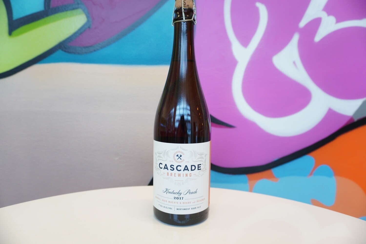 Cascade - Kentucky Peach - BA Sour - 9.2% ABV - 750ml Bottle Cascade - Kentucky Peach - BA Sour - 9.2% ABV - 750ml Bottle