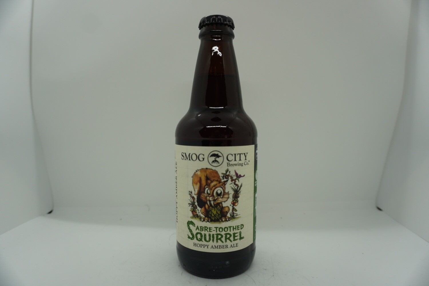 Smog City - Saber-Toothed Squirrel - Hoppy Amber Ale - 7% ABV - 12oz Bottle Smog City - Saber-Toothed Squirrel - Hoppy Amber Ale - 7% ABV - 12oz Bottle