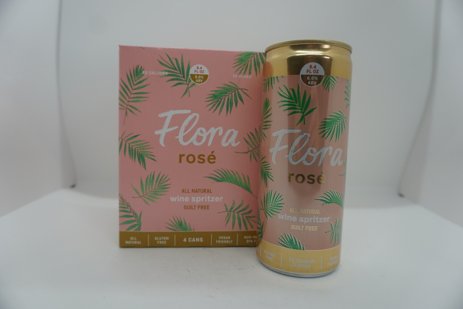 Flora Wines - Flora Rosé Wine Spritzer - Rosé - 6% - 4 Pack Flora Wines - Flora Rosé Wine Spritzer - Rosé - 6% - 4 Pack
