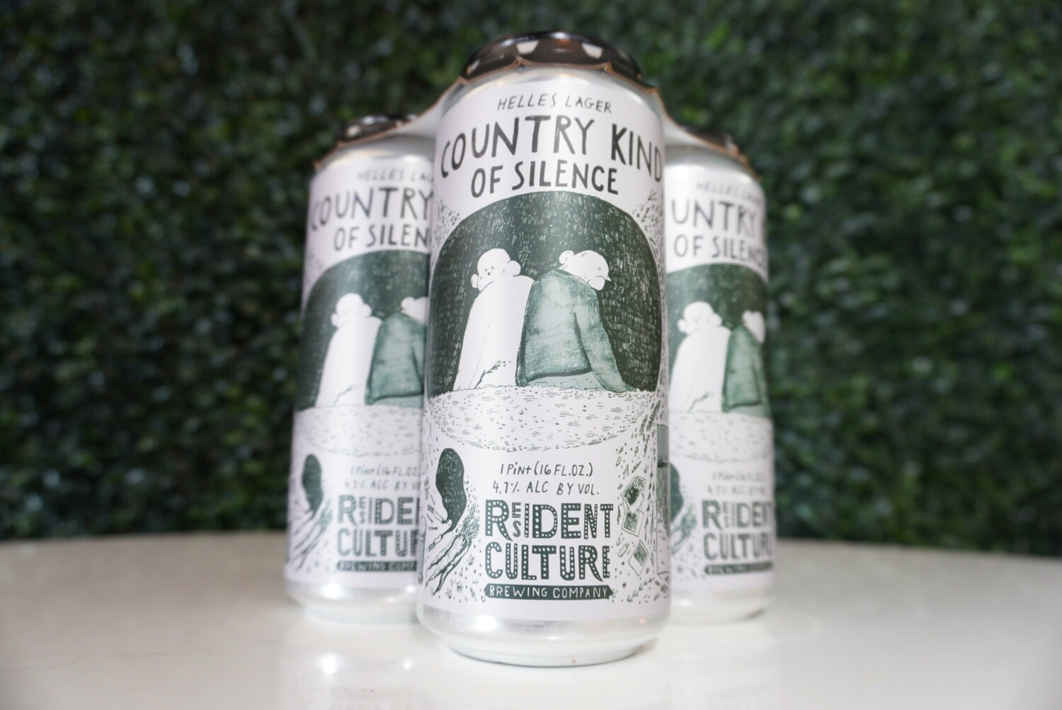 Resident Culture - Country Kind of Silence - German Helles Lager - 4.75% ABV - 4 Pack Resident Culture - Country Kind of Silence - German Helles Lager - 4.75% ABV - 4 Pack