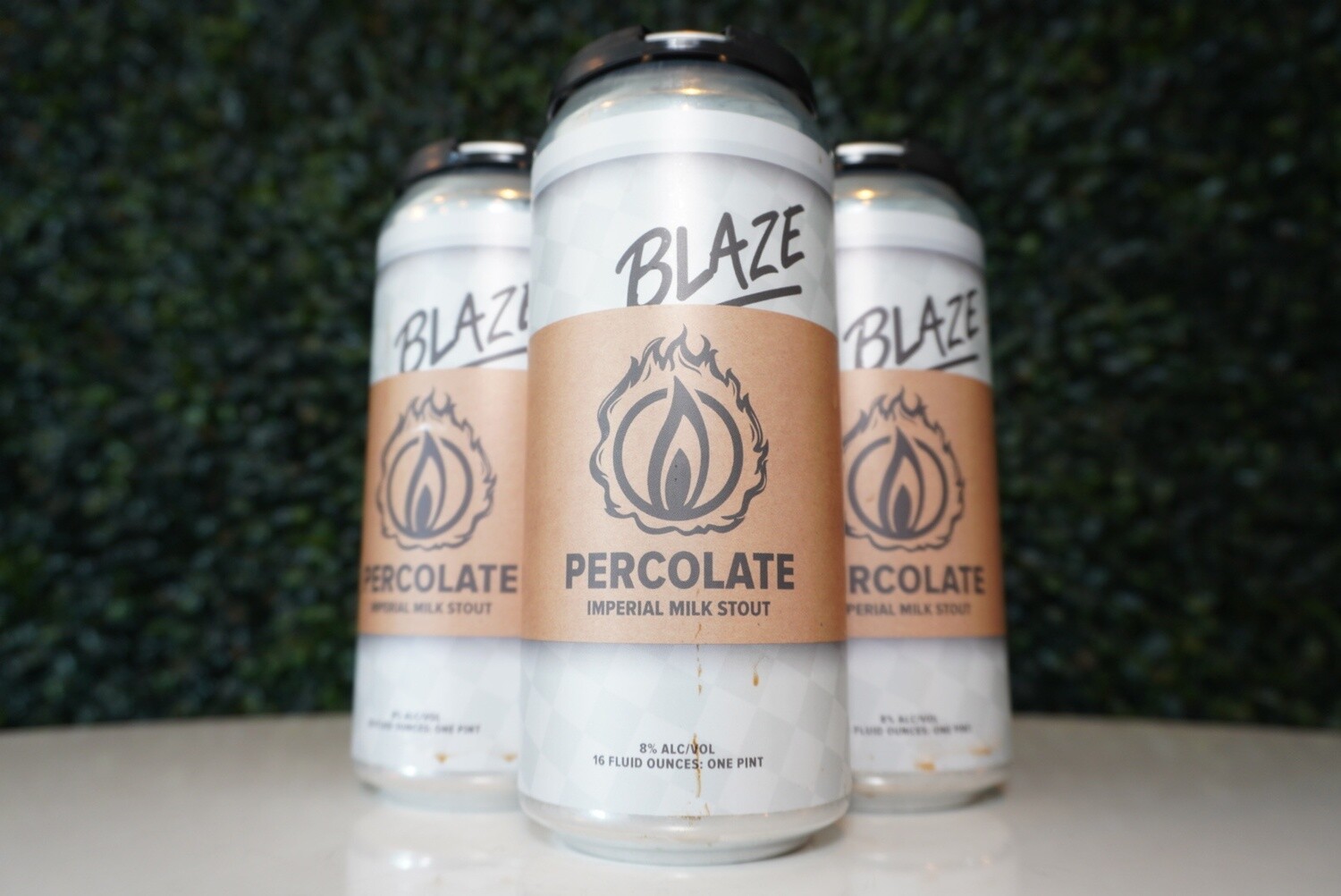 Blaze Brewing - Percolate - Stout - 8% ABV - 16oz Can Blaze Brewing - Percolate - Stout - 8% ABV - 16oz Can