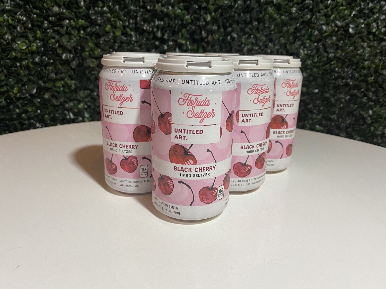 Untitled Art - Black Cherry Florida Seltzer - Hard Seltzer - 5.% ABV - 6 Pack Untitled Art - Black Cherry Florida Seltzer - Hard Seltzer - 5.% ABV - 6 Pack