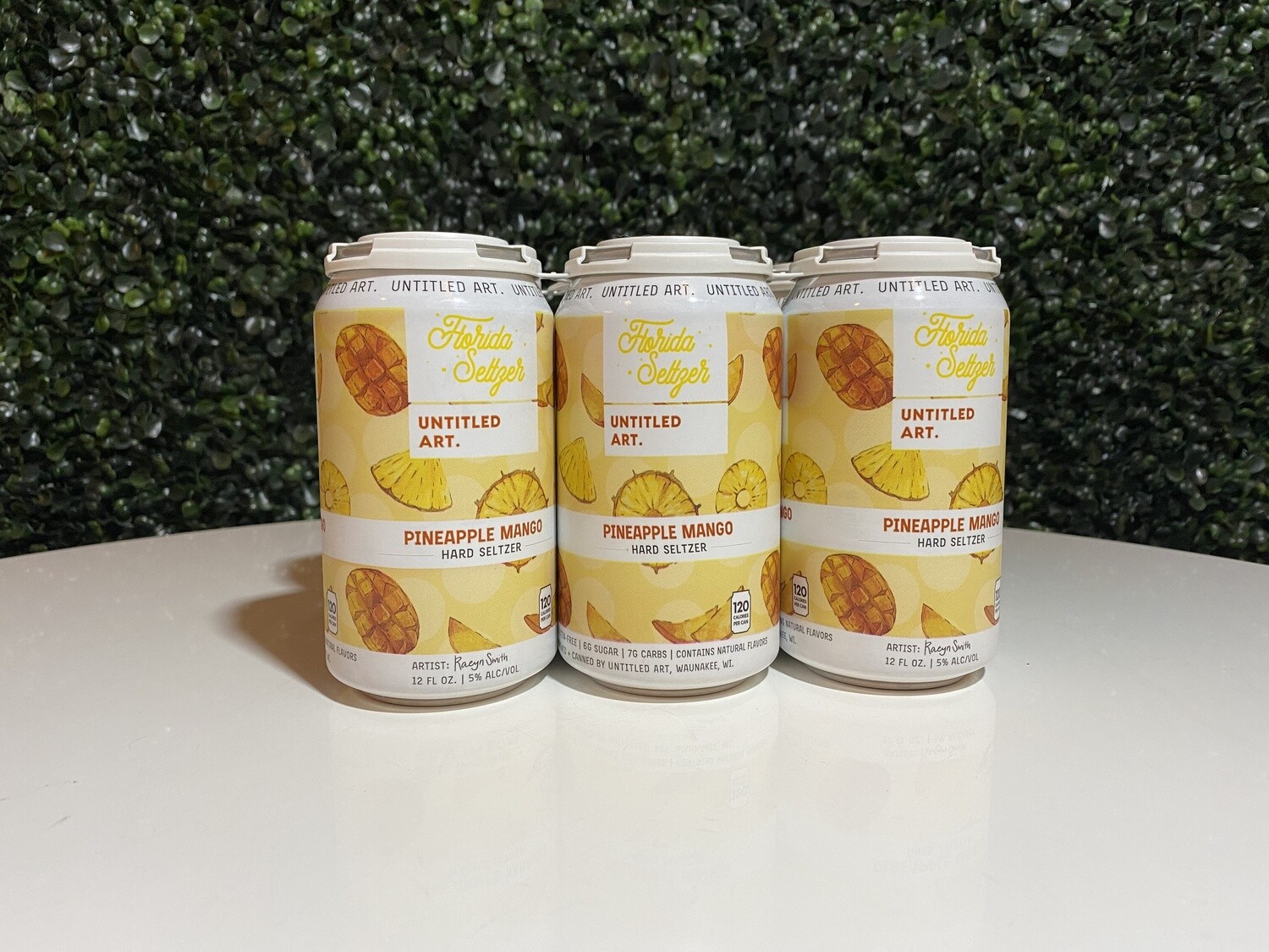 Untitled Art - Mango Pineapple Florida Seltzer - Hard Seltzer - 5.% ABV - 6 Pack Untitled Art - Mango Pineapple Florida Seltzer - Hard Seltzer - 5.% ABV - 6 Pack