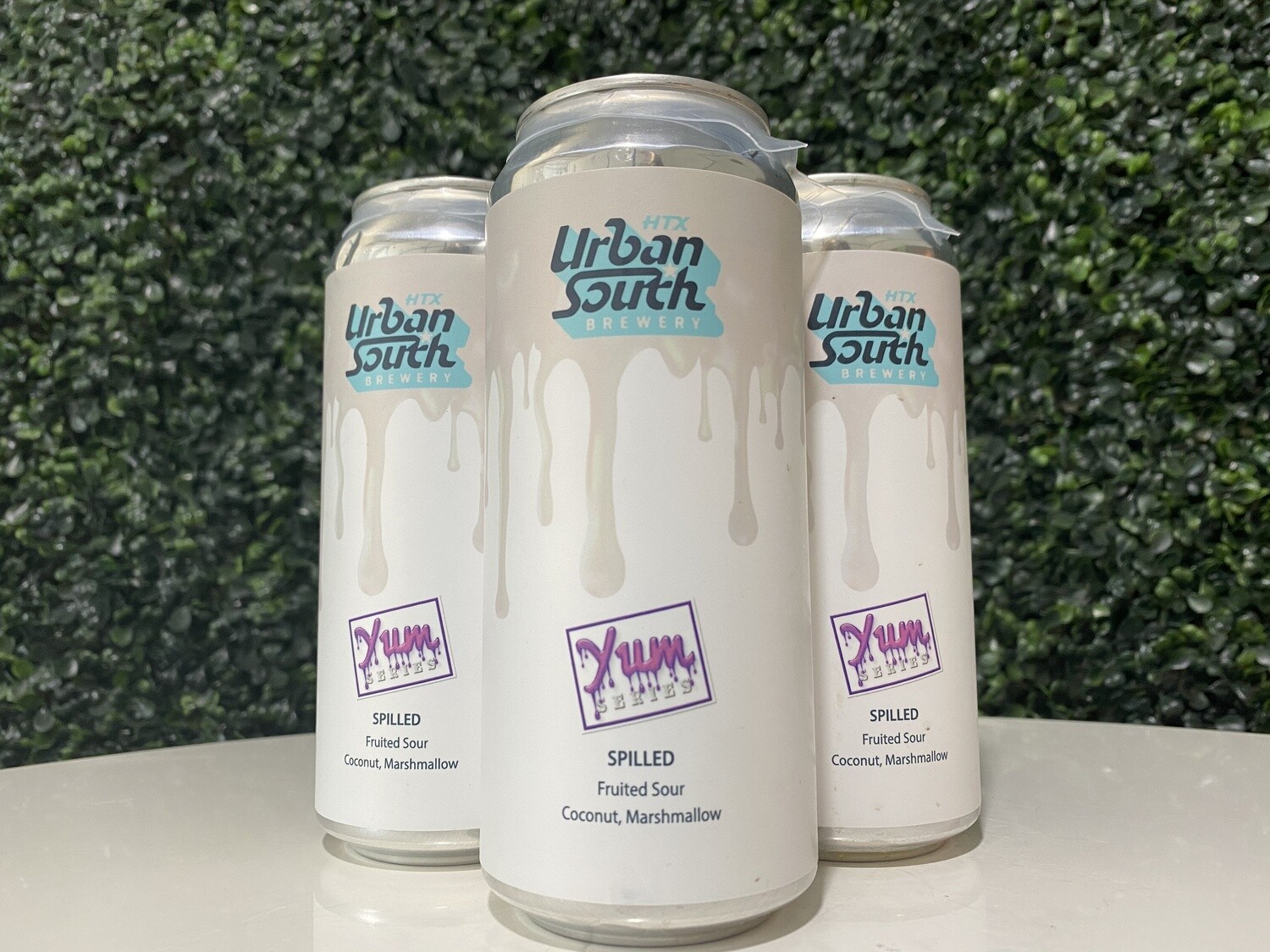Urban South - Spilled - Yum Series - Coconut, Marshmallow - Fruited Sour - 16oz Can Urban South - Spilled - Yum Series - Coconut, Marshmallow - Fruited Sour - 16oz Can