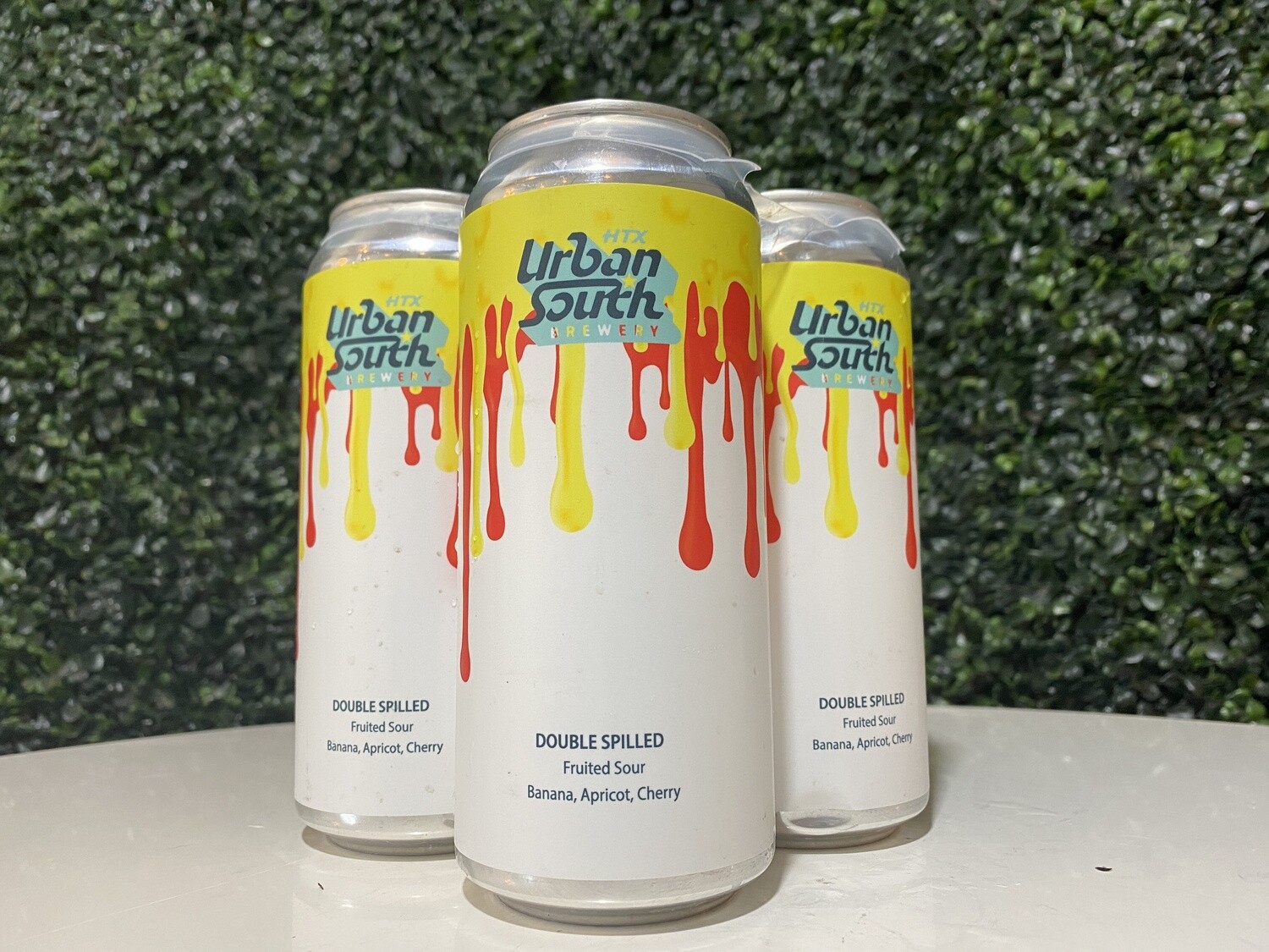 Urban South - Double Spilled - Banana, Apricot, Cherry - Fruited Sour - 4 Pack Urban South - Double Spilled - Banana, Apricot, Cherry - Fruited Sour - 4 Pack