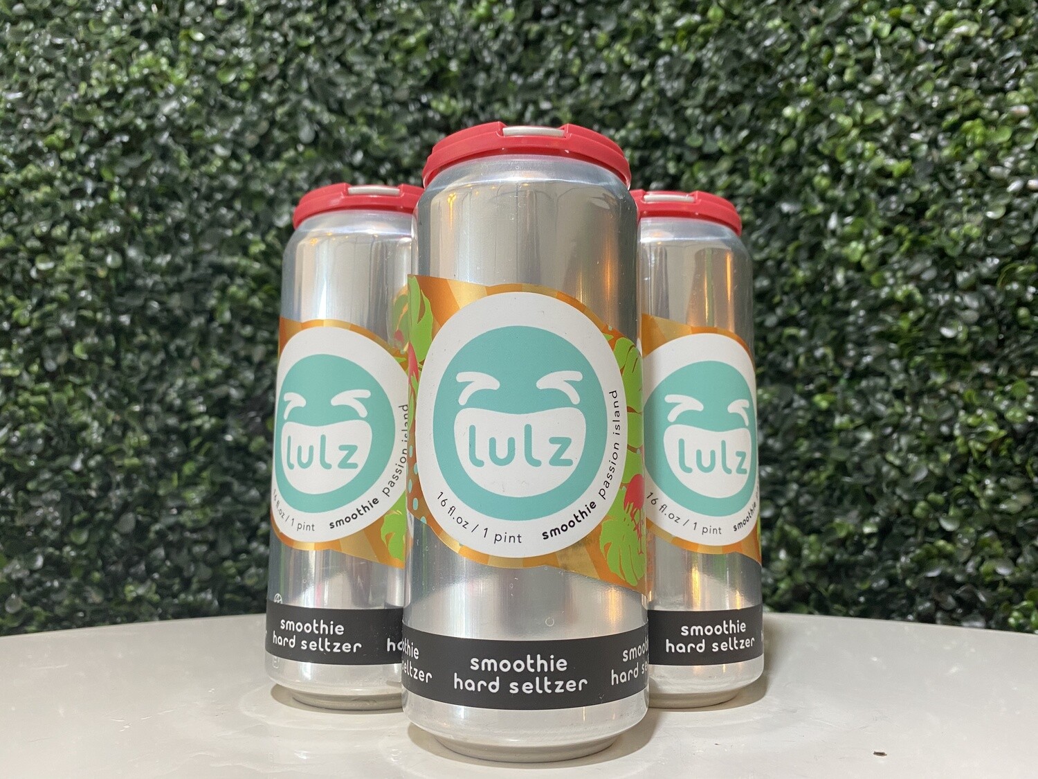 Phase Three - LULZ Hard Seltzer Passion Island - Hard Smoothie Seltzer - 5% ABV - 4 Pack Phase Three - LULZ Hard Seltzer Passion Island - Hard Smoothie Seltzer - 5% ABV - 4 Pack