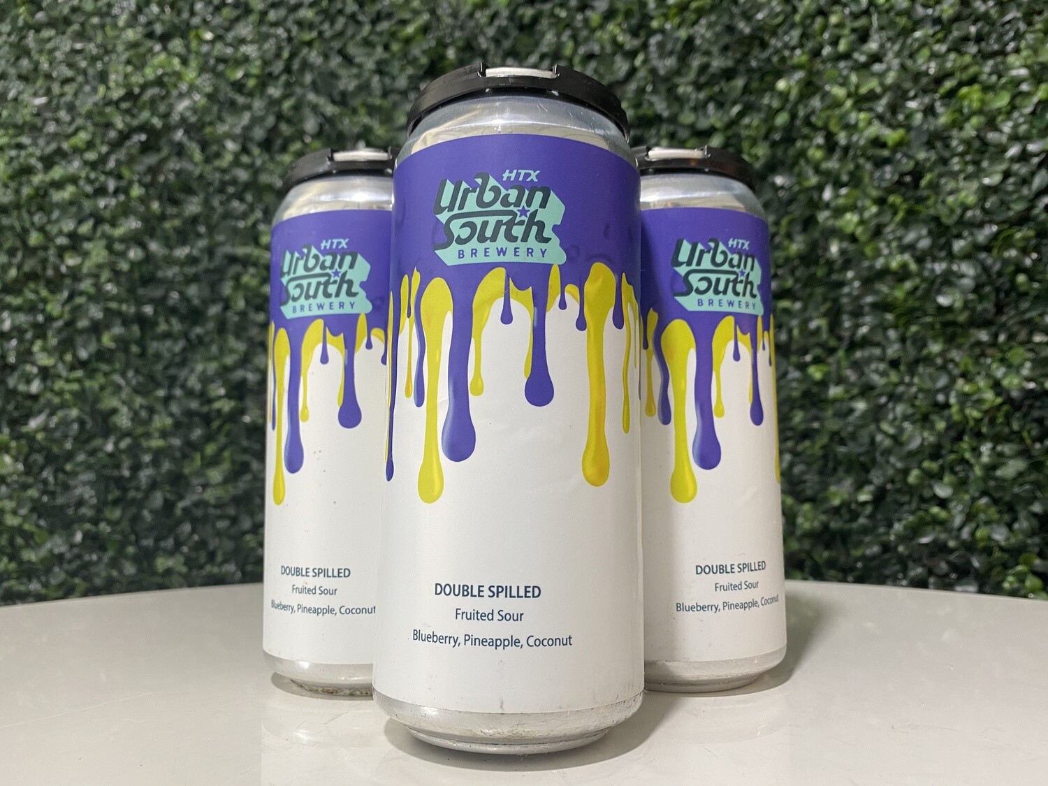 Urban South - Double Spilled - Blueberry, Pineapple, Coconut - Fruited Sour - 16oz Can Urban South - Double Spilled - Blueberry, Pineapple, Coconut - Fruited Sour - 16oz Can