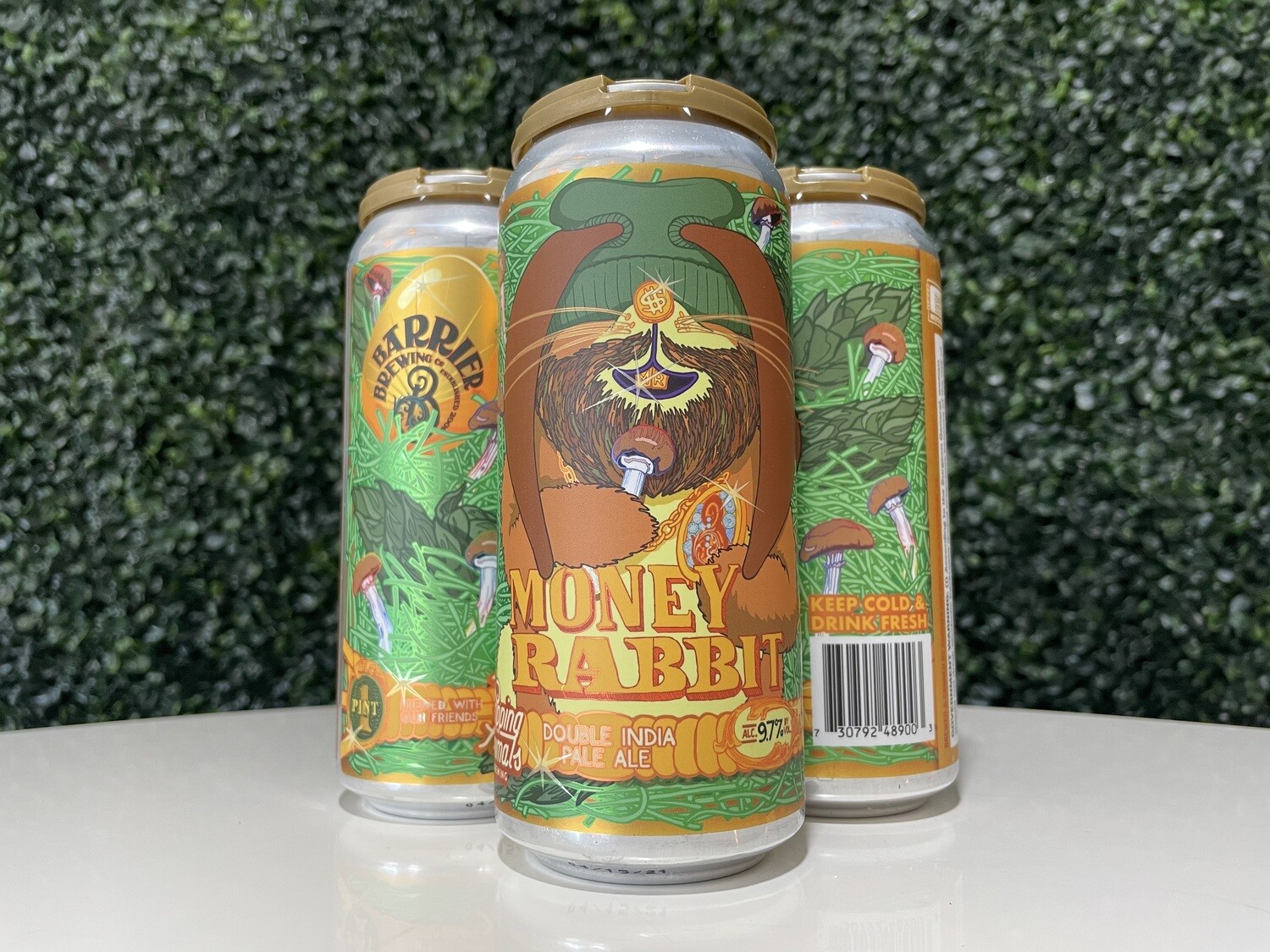 Barrier Brewing - Money Rabbit - DIPA - 9.7% ABV - 16oz Can Barrier Brewing - Money Rabbit - DIPA - 9.7% ABV - 16oz Can
