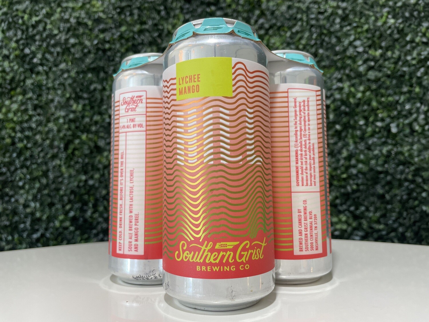 Southern Grist - Lychee Mango Hill - Fruited Sour - 5.4% ABV - 16oz Can Southern Grist - Lychee Mango Hill - Fruited Sour - 5.4% ABV - 16oz Can