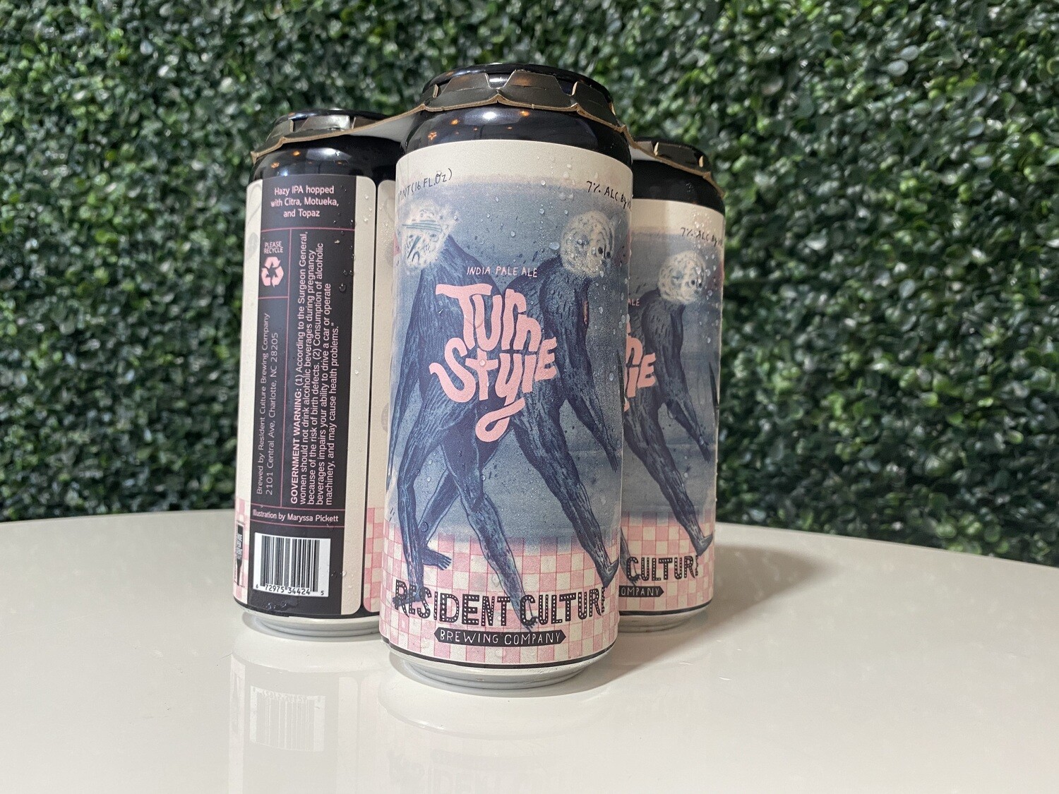Resident Culture - Turn Style - IPA - 7% - 16 oz Resident Culture - Turn Style - IPA - 7% - 16 oz
