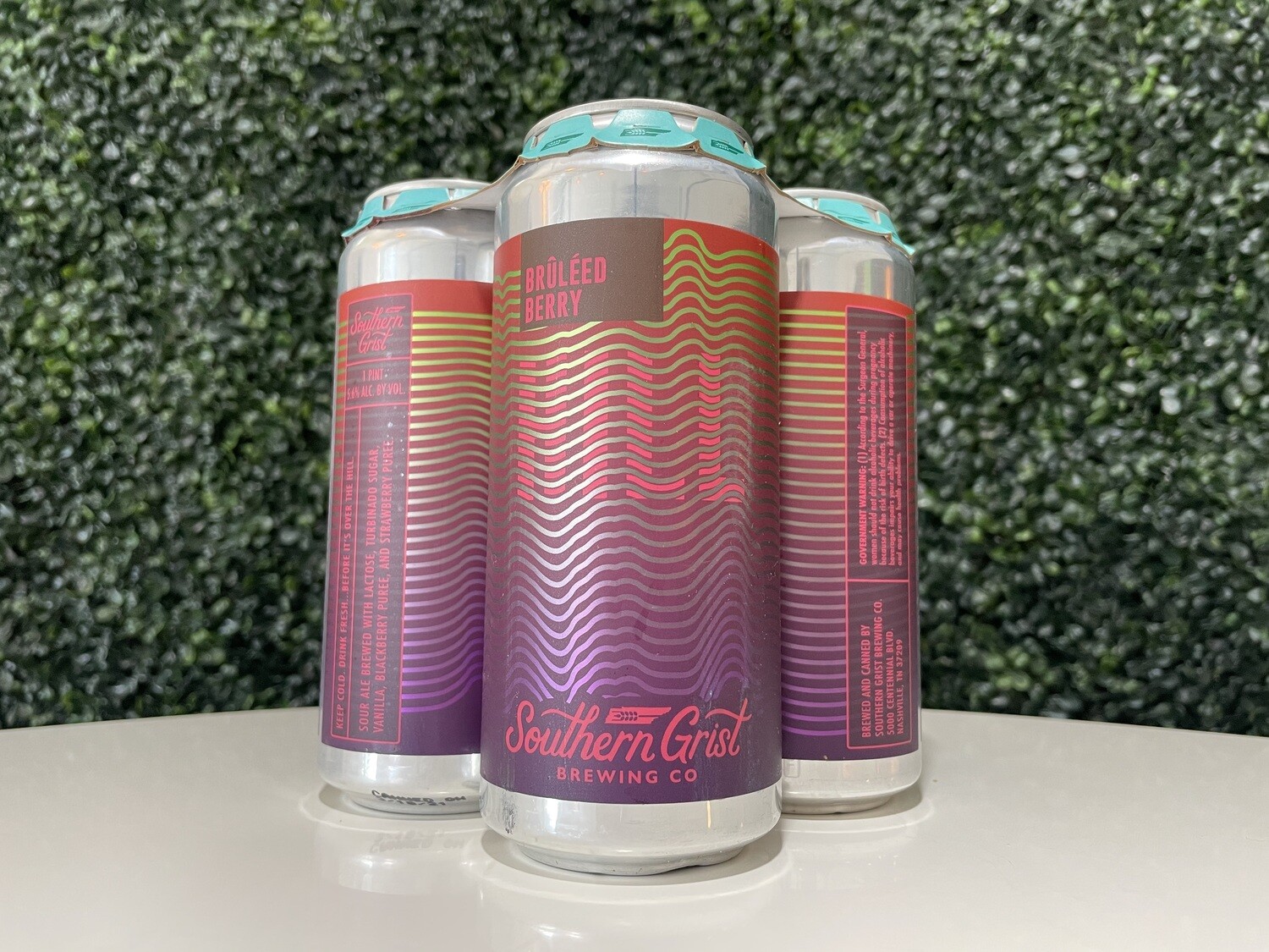 Southern Grist - Bruleed Berry Hill - Fruited Sour - 5.6% ABV - 16oz Can Southern Grist - Bruleed Berry Hill - Fruited Sour - 5.6% ABV - 16oz Can