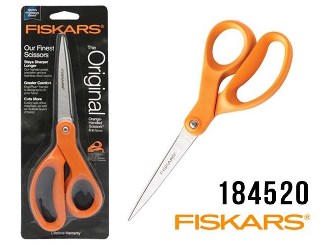 Fiskars Original - Tijeras con mango naranja