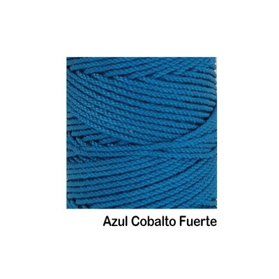 Hilo Nylon Terlinka No. 15 - 100 grs / Macrame, COLORES: Azul Cobalto Fuerte