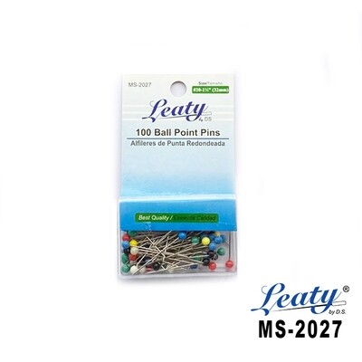 Set de 100 Alfileres LEATY / Alfileres con punta redonda #20 / 1-1/4&quot;  - 32mmx100pcs.